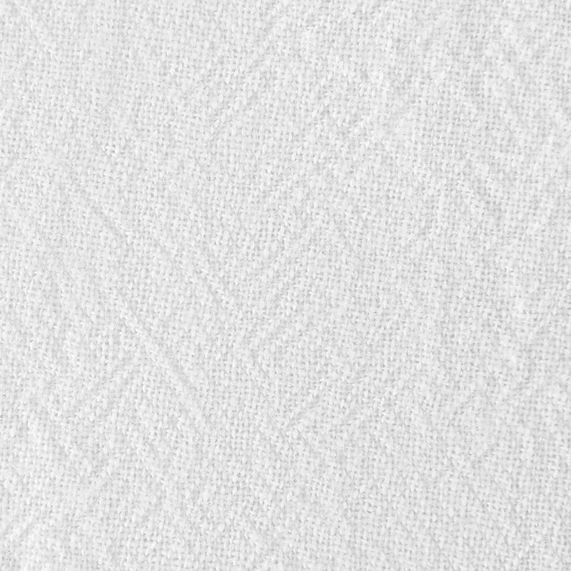 Archaeo - 56543 Washed 100% Cotton Twist Tab Tier Pair, 52" x 45", White - Image 5